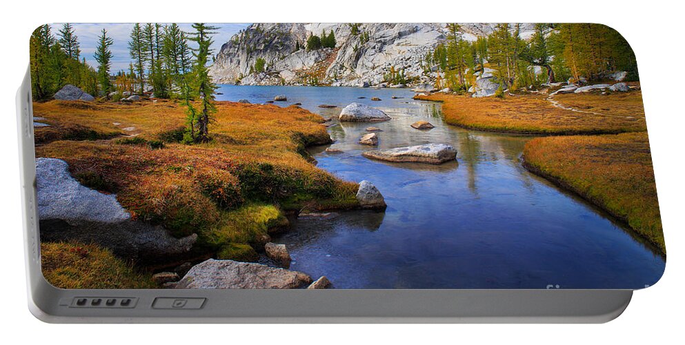 Alpine Lakes Wilderness Portable Battery Charger featuring the photograph Little Annapurna by Inge Johnsson