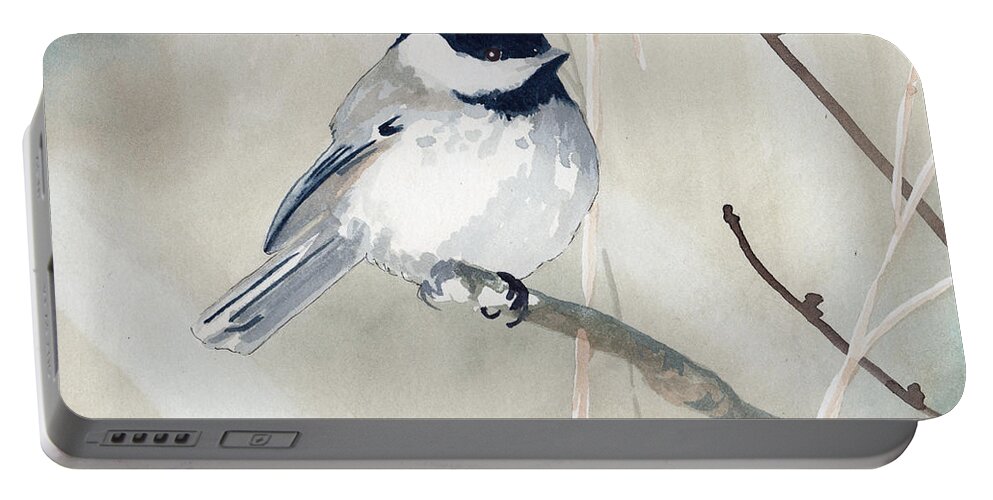 Songbird Portable Battery Charger featuring the painting Little Bird by Sean Parnell