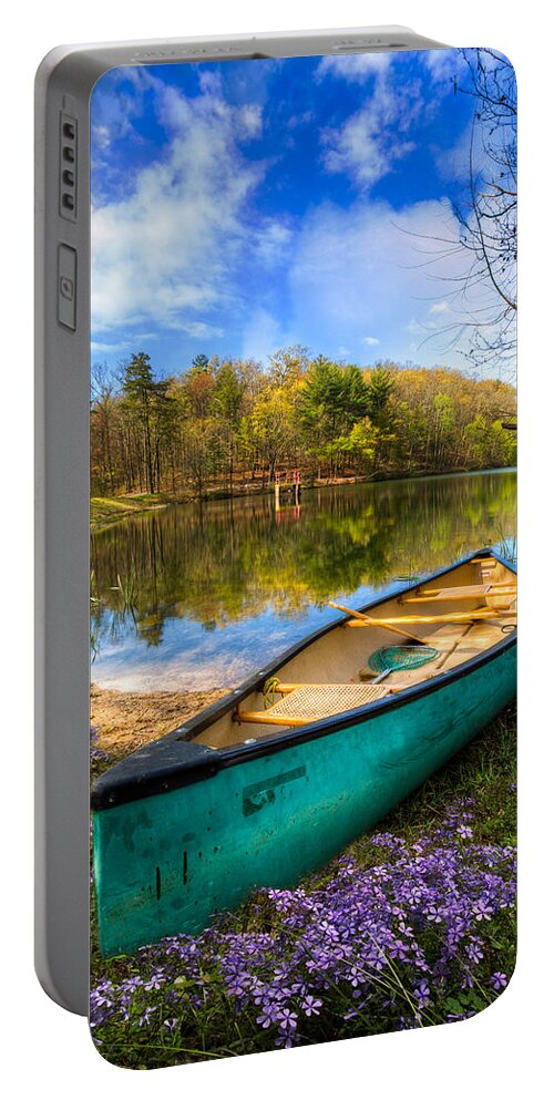 Appalachia Portable Battery Charger featuring the photograph Little Bit of Heaven by Debra and Dave Vanderlaan