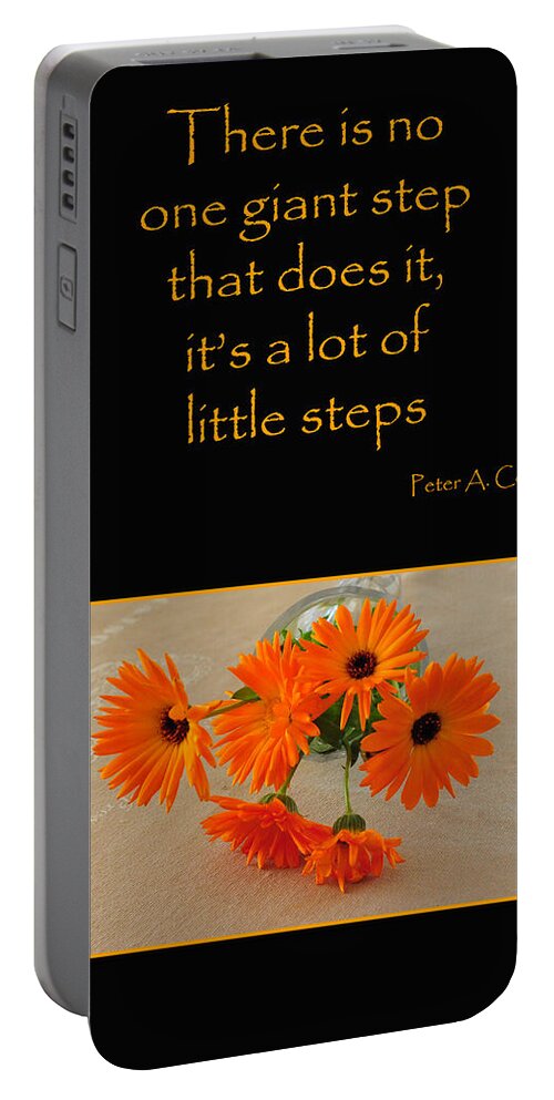 Steps Portable Battery Charger featuring the photograph Little Steps by Randi Grace Nilsberg