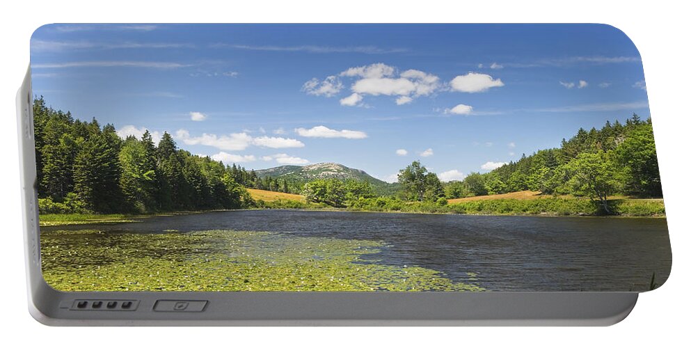 Acadia National Park Portable Battery Charger featuring the photograph Long Pond - Acadia National Park - Mount Desert Island - Maine by Keith Webber Jr