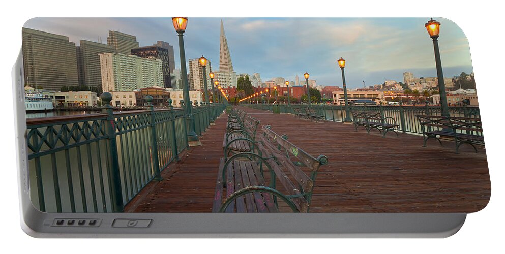 San Francisco Portable Battery Charger featuring the photograph Looking Back by Jonathan Nguyen