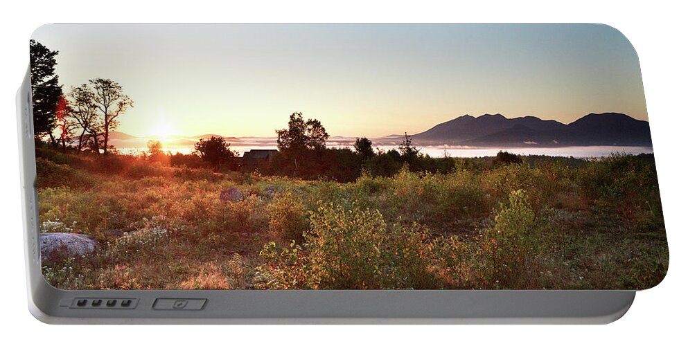 Water Portable Battery Charger featuring the photograph Looking Due East From Eustis Ridge by Michael D. Wilson