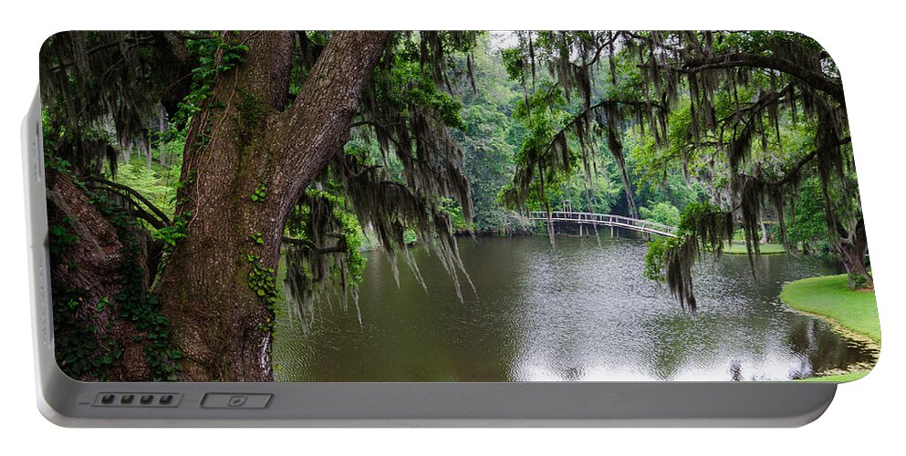 Charleston Portable Battery Charger featuring the photograph Lost bridge by John Johnson