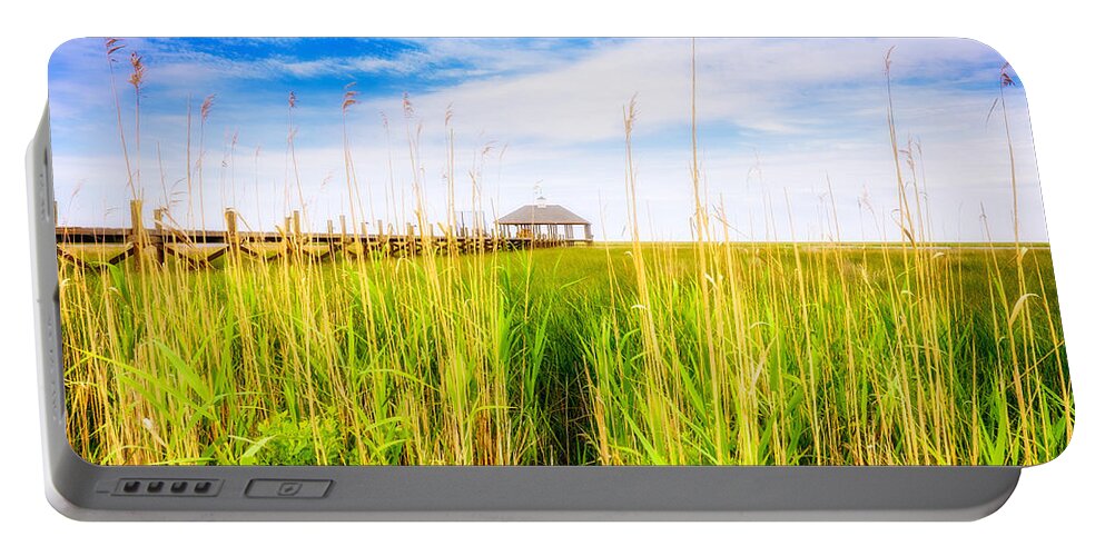 Gulf Of Mexico Portable Battery Charger featuring the photograph Lost in the Weeds by Raul Rodriguez