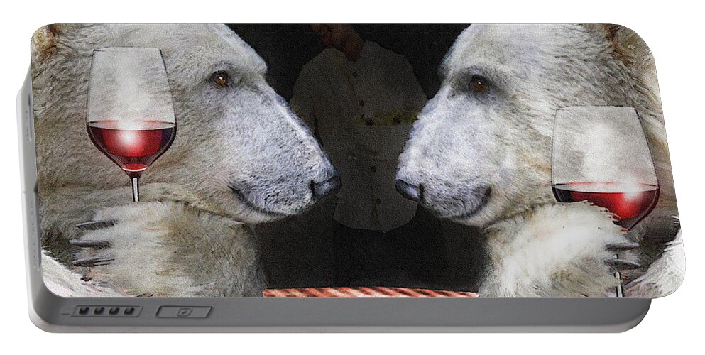 Jane Schnetlage Portable Battery Charger featuring the digital art Love Bears All Things by Jane Schnetlage