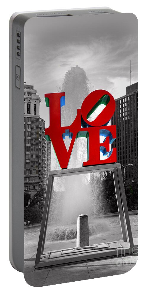 Paul Ward Portable Battery Charger featuring the photograph Love isn't always black and white by Paul Ward