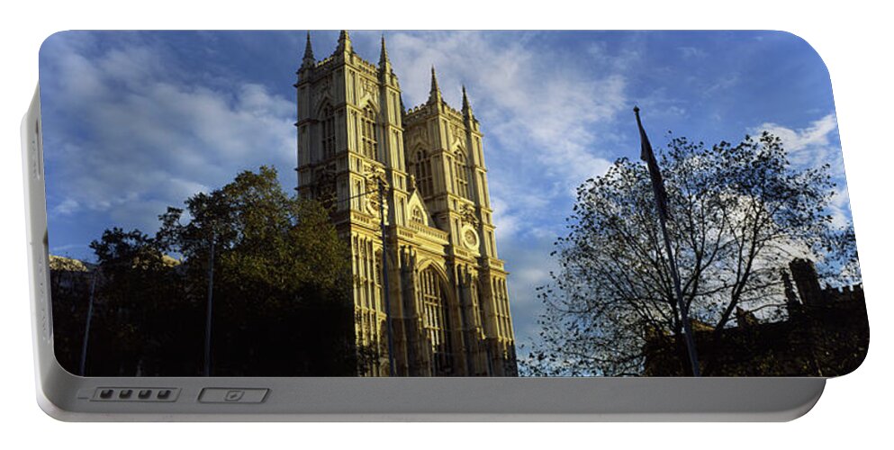 Photography Portable Battery Charger featuring the photograph Low Angle View Of An Abbey, Westminster by Panoramic Images