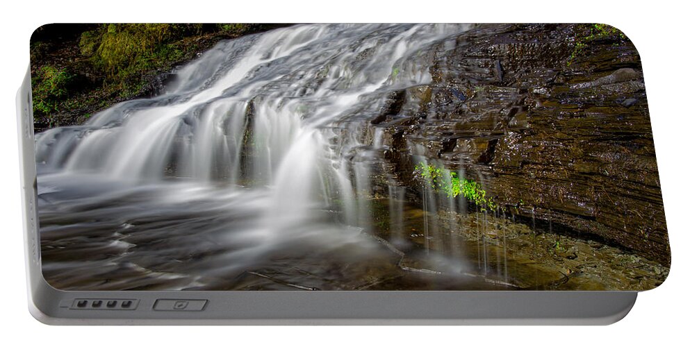 Bush Portable Battery Charger featuring the photograph Lower Little Falls by Jakub Sisak