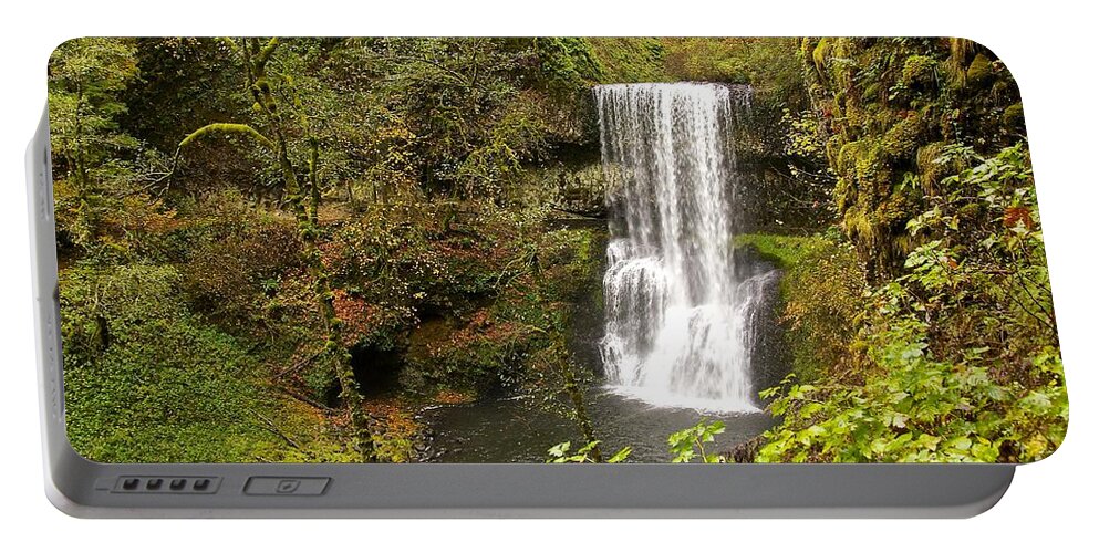 Photography Portable Battery Charger featuring the photograph Lower South Falls by Sean Griffin