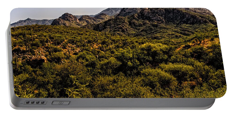 2011 Portable Battery Charger featuring the photograph Lush Foothills No.1 by Mark Myhaver