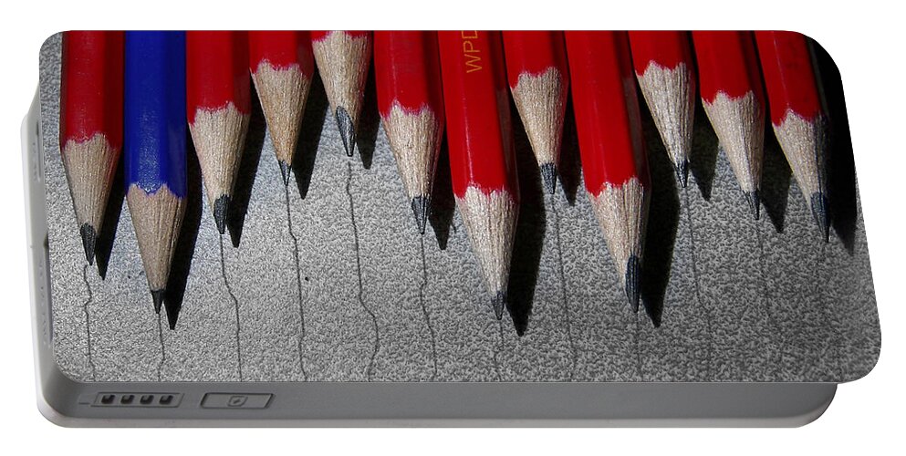 Pencil Portable Battery Charger featuring the photograph Lwv10003 by Lee Winter