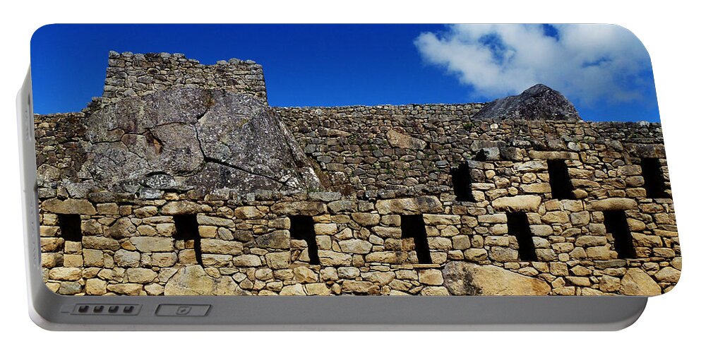 Peru Portable Battery Charger featuring the photograph Machu Picchu Peru 13 by Xueling Zou