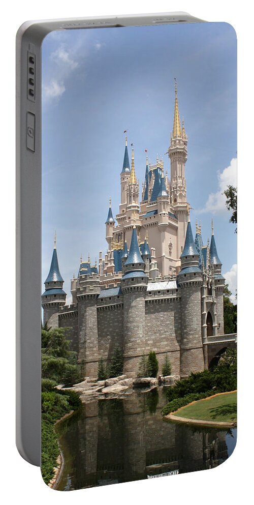 Disney World Portable Battery Charger featuring the photograph Magic In The Sunshine by David Nicholls