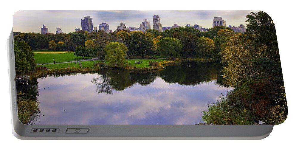 Pond Portable Battery Charger featuring the photograph Magical 2 - Central Park, NYC by Madeline Ellis