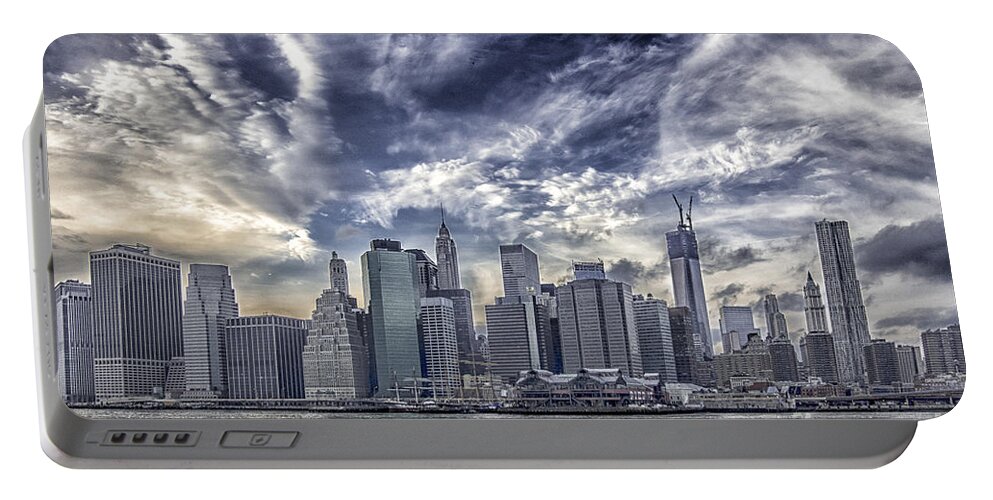 America Portable Battery Charger featuring the photograph Manhattan by Margie Hurwich
