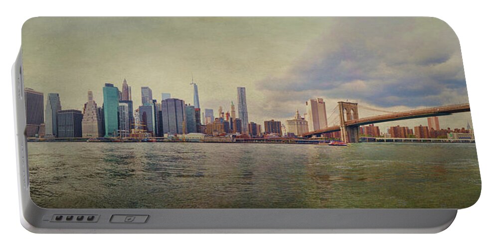 Best Portable Battery Charger featuring the photograph Manhattan Skyline by Paulette B Wright