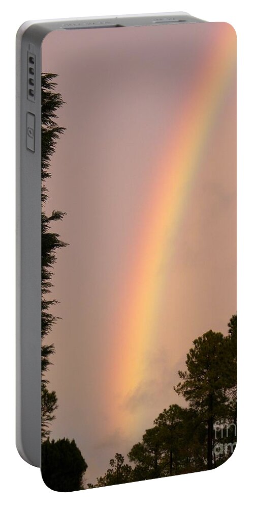 Postcard Portable Battery Charger featuring the digital art Genesis 912 by Matthew Seufer