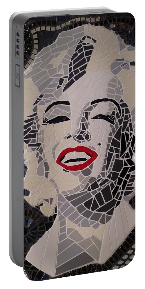 Marilyn Monroe Portable Battery Charger featuring the photograph Marilyn by Adriana Zoon