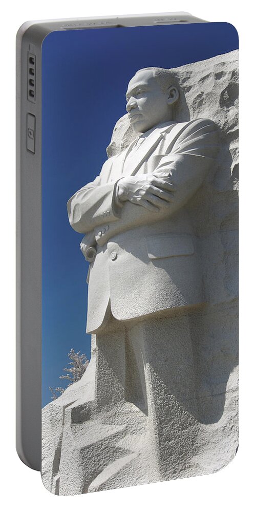 Landmarks Portable Battery Charger featuring the photograph Martin Luther King Jr. Memorial by Mike McGlothlen