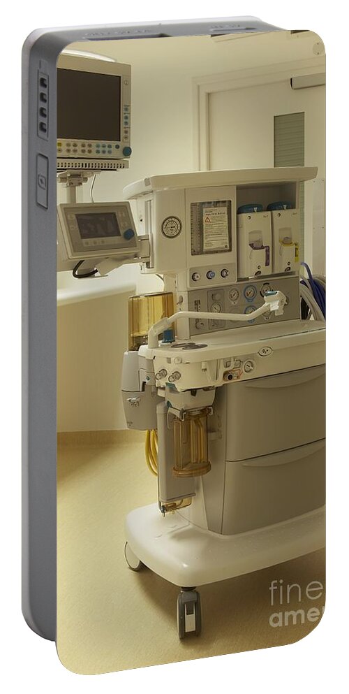 Computer Monitor Portable Battery Charger featuring the photograph Maternity Ward Equipment by Ruth Jenkinson / Dorling Kindersley