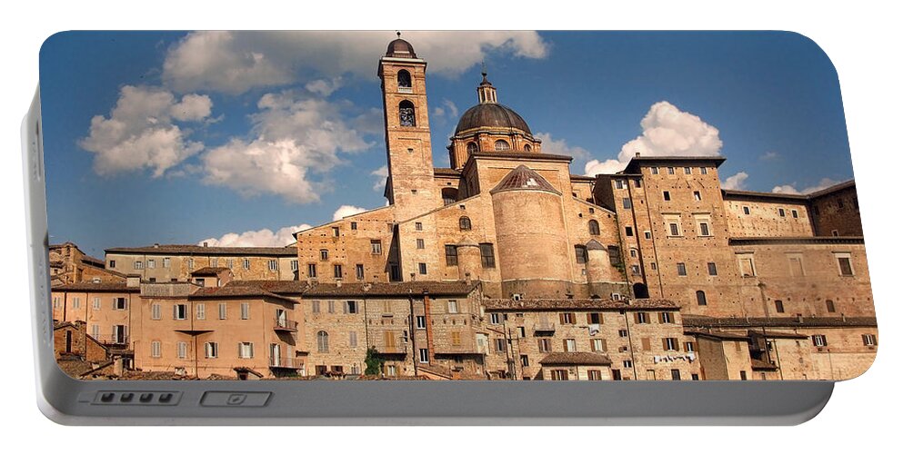 Urbino Portable Battery Charger featuring the photograph Medieval Urbino.Italy by Jennie Breeze