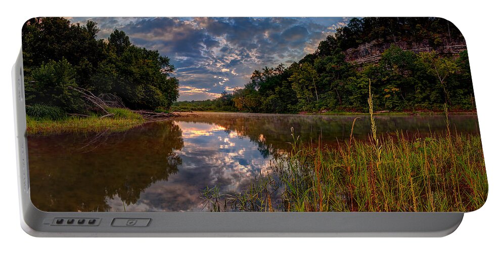 2012 Portable Battery Charger featuring the photograph Meramec River by Robert Charity