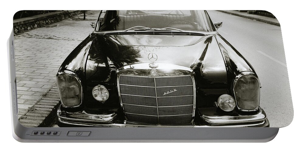 Car Portable Battery Charger featuring the photograph Mercedez Benz by Shaun Higson