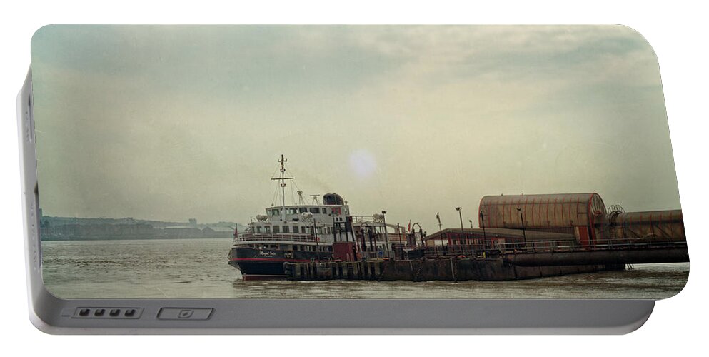 Mersey Portable Battery Charger featuring the photograph Mersey Ferry by Spikey Mouse Photography