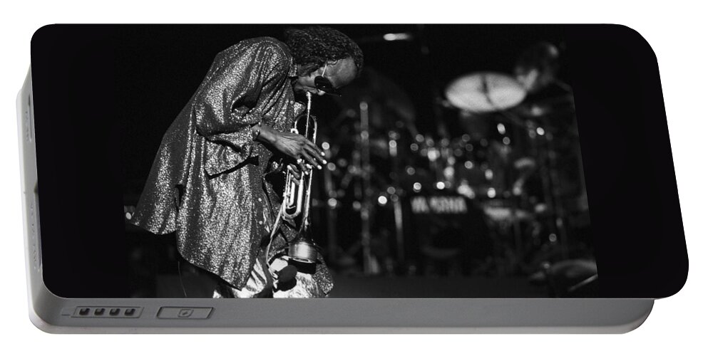 Miles Davis Portable Battery Charger featuring the photograph Miles Davis 1 by Dragan Kudjerski