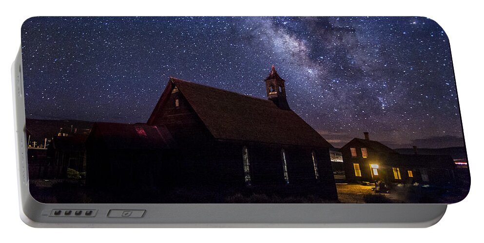 California Portable Battery Charger featuring the photograph Milky Way at Bodie by Cat Connor