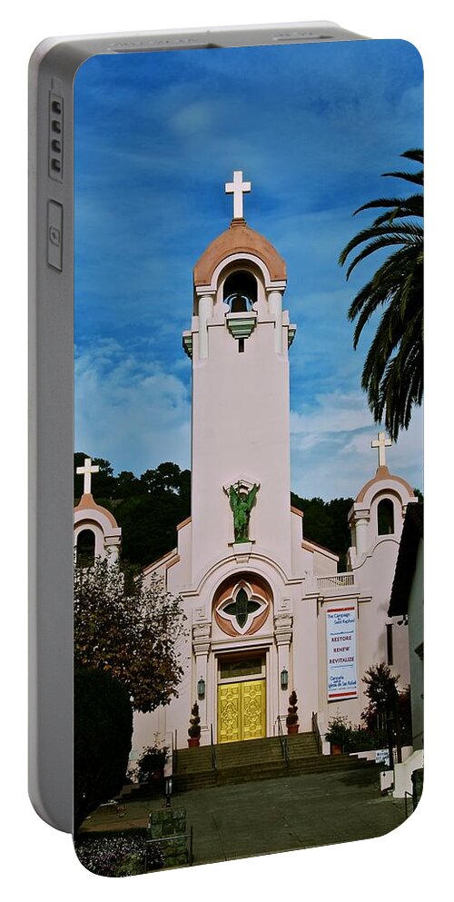 Mission San Rafael Portable Battery Charger featuring the photograph Mission San Rafael by Eric Tressler