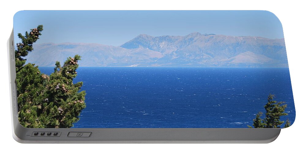 Mistral Wind Portable Battery Charger featuring the photograph Mistral wind by George Katechis