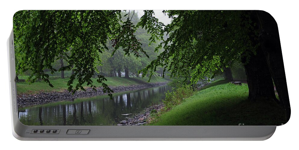 Horten Portable Battery Charger featuring the photograph Misty Morning by Randi Grace Nilsberg