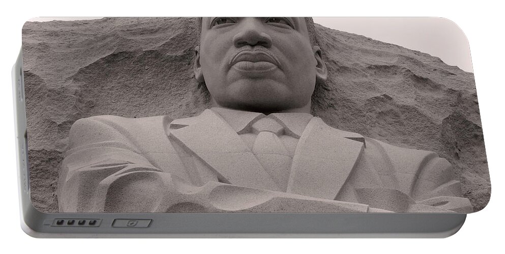 Martin Luther King Jr Portable Battery Charger featuring the photograph Mlk Jr.1 by Joseph Hedaya