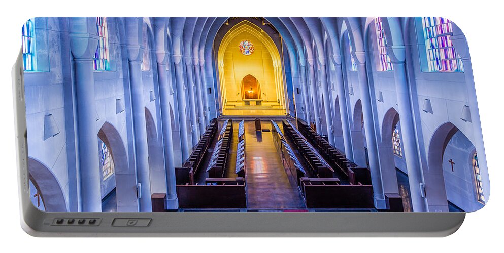 Norman Portable Battery Charger featuring the photograph Monastery of the Holy Spirit by Darryl Brooks