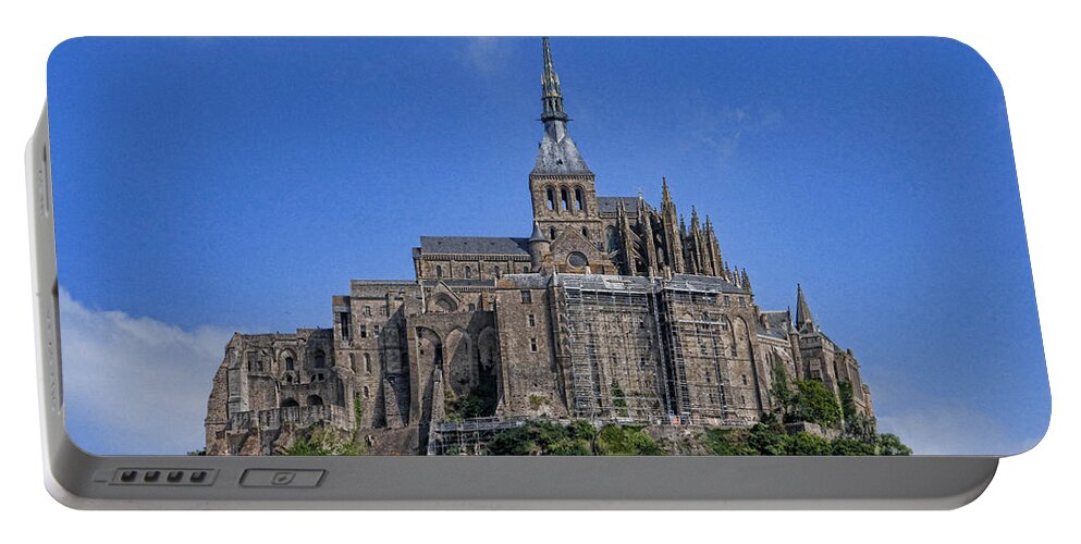 Europe Portable Battery Charger featuring the photograph Mont St. Michel View by Crystal Nederman