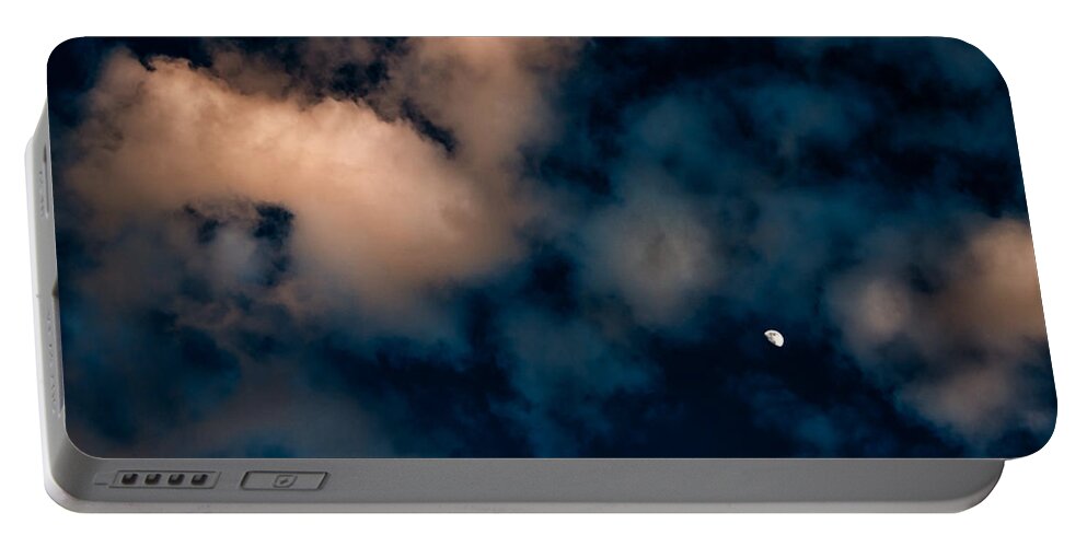 Hawaii Portable Battery Charger featuring the photograph Moon Over Maui  by Lars Lentz