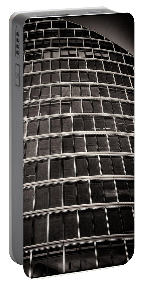 Moor House Portable Battery Charger featuring the photograph Moor House EC2 BW by Lenny Carter
