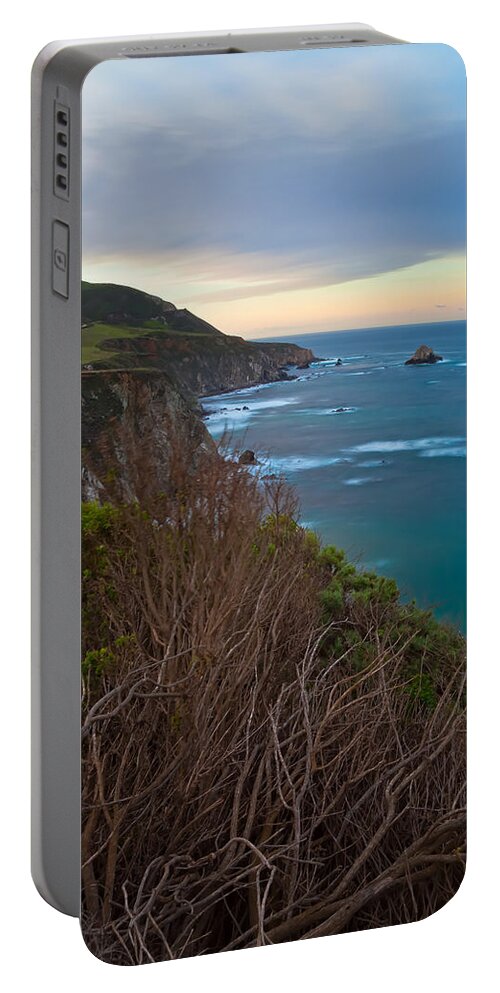 Landscape Portable Battery Charger featuring the photograph Morning In Big Sur by Jonathan Nguyen