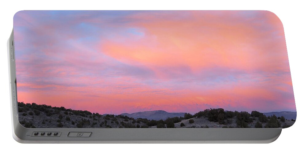 Sunrise Portable Battery Charger featuring the photograph Morning paints by Darcy Tate