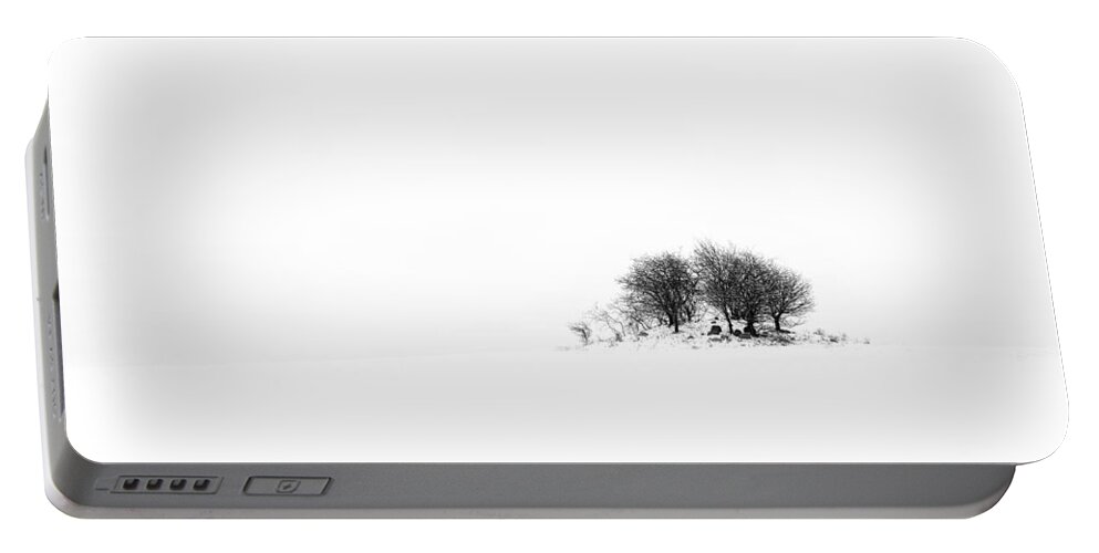 B & W Portable Battery Charger featuring the photograph Mound by Gert Lavsen