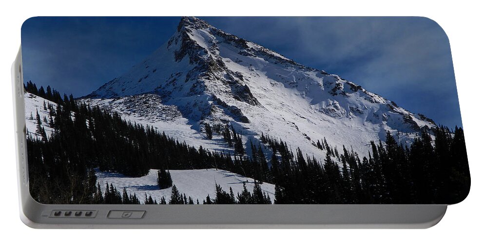 Mount Crested Butte Portable Battery Charger featuring the photograph Mount Crested Butte by Raymond Salani III