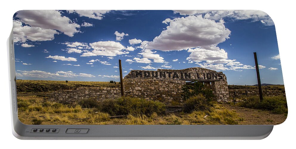 Route 66 Portable Battery Charger featuring the photograph Mountain Lions by Angus HOOPER III