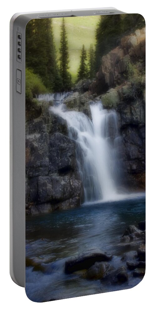 Mountain Portable Battery Charger featuring the photograph Mountain Oasis by Ellen Heaverlo