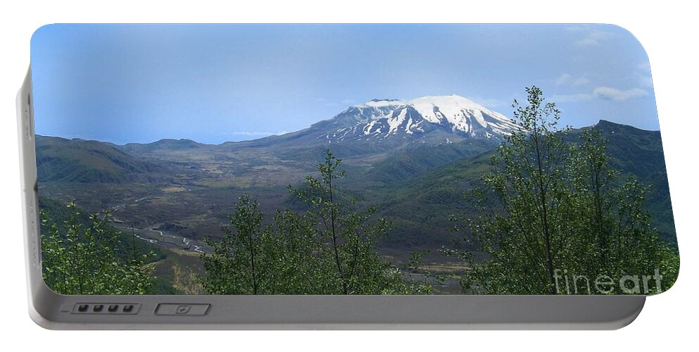 Mt St Helens Portable Battery Charger featuring the photograph Mt St Helens from Elk Rock by Charles Robinson