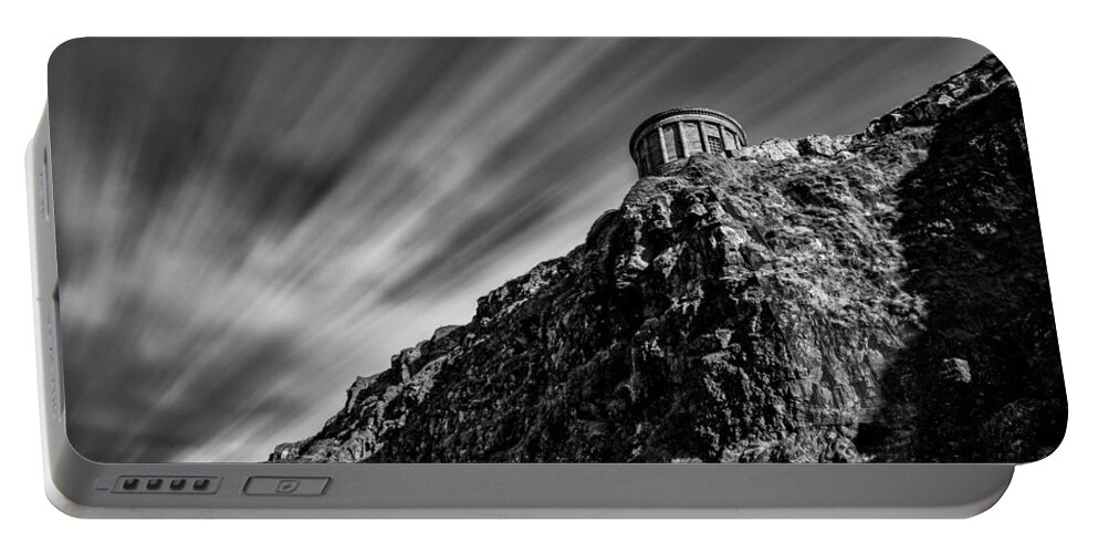 Ireland Portable Battery Charger featuring the photograph Mussenden Temple - On the Edge by Nigel R Bell
