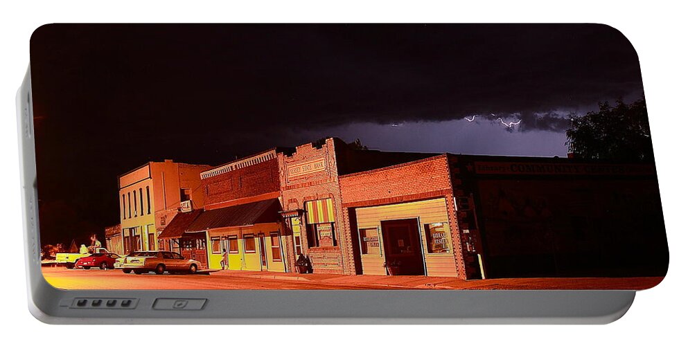 Landscape Portable Battery Charger featuring the photograph My Hometown by Steven Reed