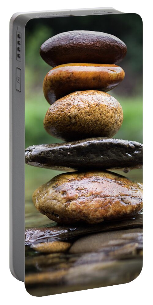 River Portable Battery Charger featuring the photograph Mystic River S2 XII by Marco Oliveira
