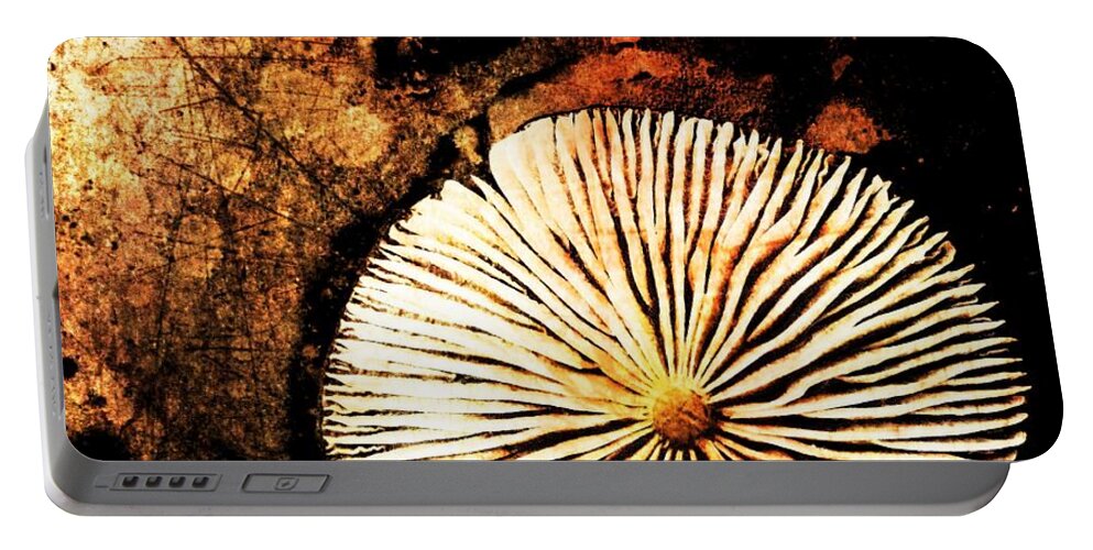 Texture Portable Battery Charger featuring the digital art Nature Abstract 14 by Maria Huntley